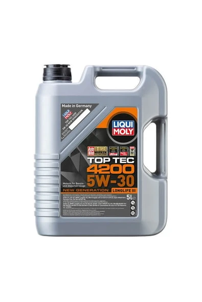 Liqui Moly Top Tec 4200 5W-30 5 lt Motor Yağı - 2025 ürün görseli 1