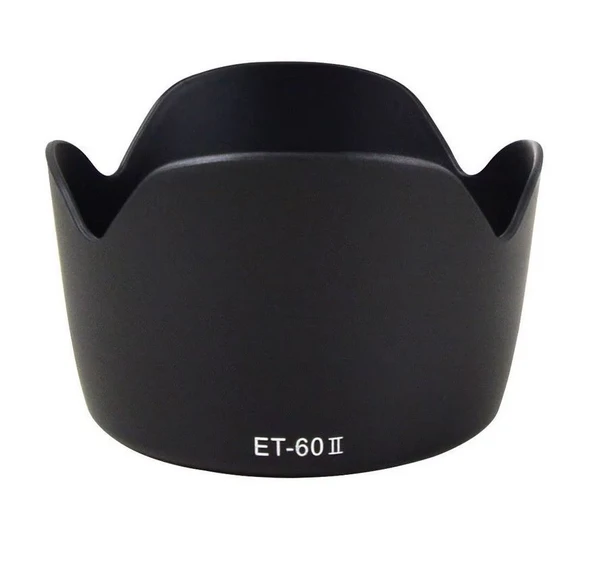 Ayex ET-60II Parasoley, Canon EF-S 55-250mm IS / IS II, EF 75-300mm ve EF 90-300mm Lensler ile Uyumlu - Resim 2