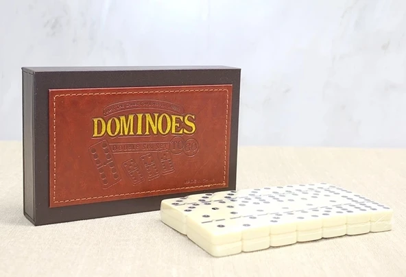 Deri Kutulu Domino Oyunu Alk4217 ürün görseli 1