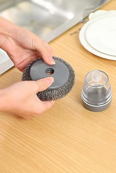 Hazneli Plastik Bulaşık Teli - Resim 4