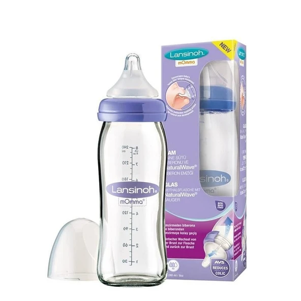 Lansinoh Cam Biberon 240ml ürün görseli 1