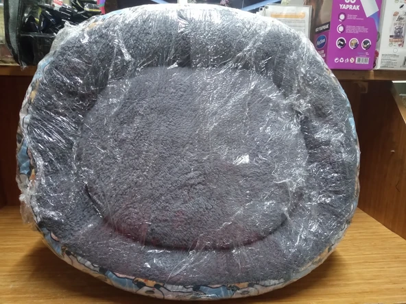 Evcil Havyan Pofuduk Yıkanabilir Simit Yatak 55X45X15 ürün görseli 1