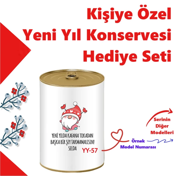 Kişiye Özel Romantik Kırmızı Sürpriz Aşk Temalı Yılbaşı Kutusu  Sevgiliye Kırmızı Yılbaşı Sürpriz Konsept Hediye Seti - (100 Yeni Yıl Model) ürün görseli 1