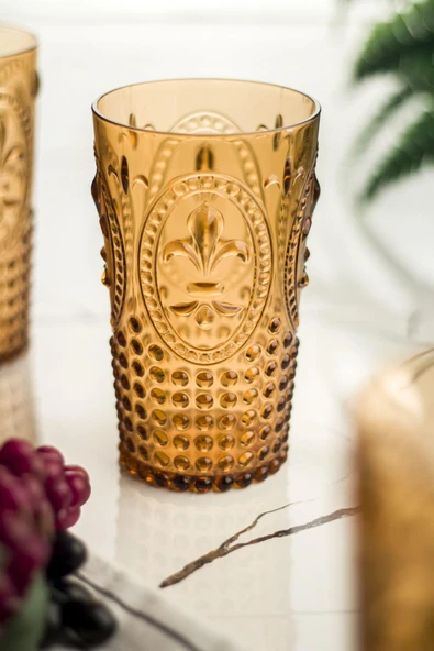 Akrilik Bal Tekli Uzun Bardak & Su Meşrubat Bardağı 750 ml ( Büyük Boy & Cam Değildir ) ürün görseli