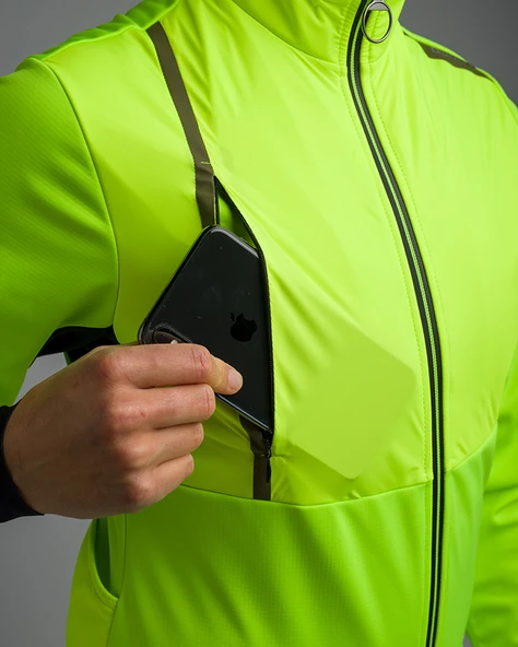 Santini VEGA ABSOLUTE Polartec Kadın Rüzgarlık Bisiklet Ceketi 3W51775VEGAABST - Resim 10