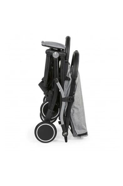 Chicco Trolley Me Bebek Arabası Light Grey - Resim 3