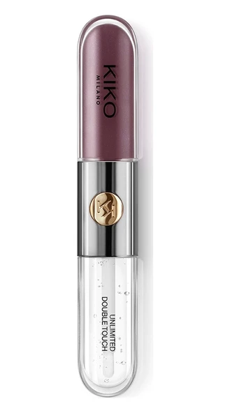 Kiko Likit Ruj Unlimited Double Touch 123 Satin Grape - Resim 3
