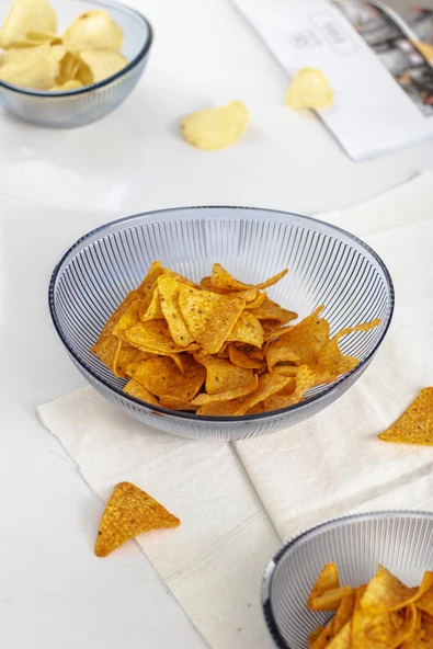 Akrilik Barok Lacivert Orta Boy Oval Meyve & Salata Kasesi & Karıştırma Kabı / 1,6 Lt  (CAM DEĞİLDİR) - Resim 4