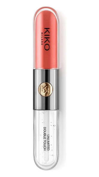 Kiko Likit Ruj Unlimited Double Touch 114 Orange Red - Resim 3