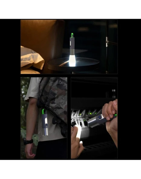 El Feneri Kamp Lambası 750 Lümen Şarjlı Type-C - Resim 2