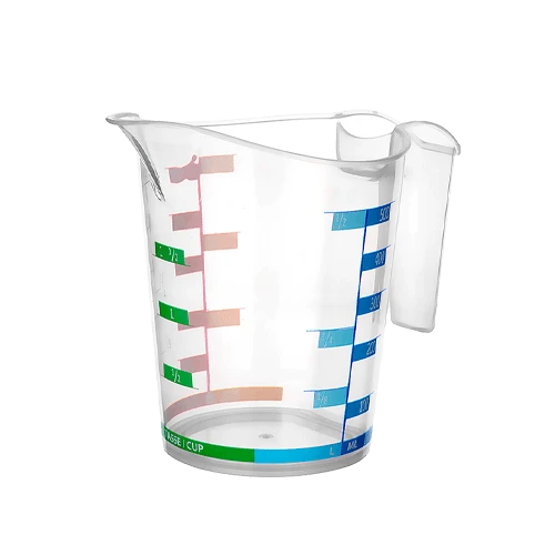 Ölçü Kabı Dereceli Renkli 1000 ML + 500 ML Set - Resim 3