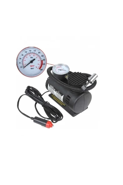 Oto Araç Mini Kompresör Ha Kompresörü 12 V 250 Psı Araba Ha Pompası Lastik Şişirici Taşınabilir ürün görseli 1