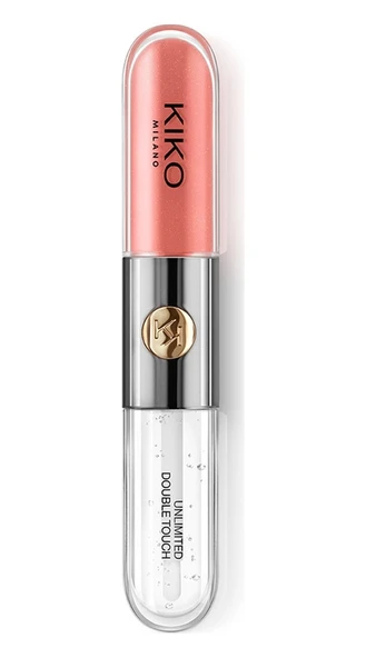 Kiko Likit Ruj Unlimited Double Touch 113 Satin Coral - Resim 3