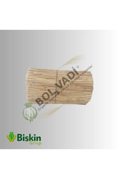 Bolvadi Natural 20CM X 150CM Bambu Kamış Hasır Çit Dekoratif Bahçe Balkon ve Duvar Çiti Reed Fence - Resim 3