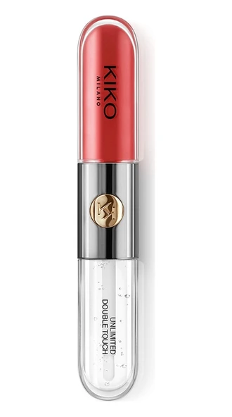 Kiko Likit Ruj Unlimited Double Touch 115 Fire Red - Resim 3
