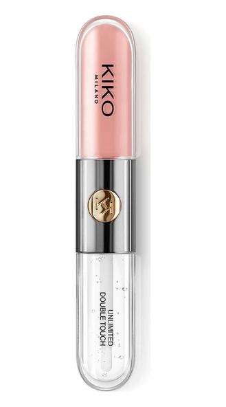 Kiko Likit Ruj Unlimited Double Touch 101 Soft Rose - Resim 3