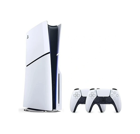 Sony Playstation 5 Slim 1 TB Standart Edition Oyun Konsolu + 2 Dualsense Kol (İthalatçı Garantili) ürün görseli