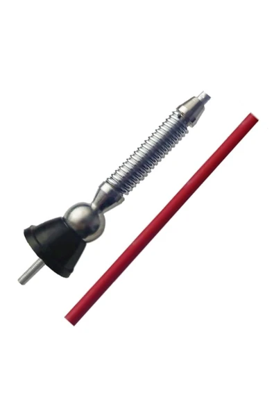 ASTRALED Yaylı Trabzon Kırmızı Magnum Anten 2 Metre - Resim 4