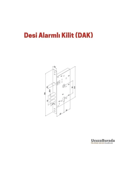 Desi Alarm Desi Hırsız Alarmlı Kilit Desi Dak Kapı Kilidi - Resim 2