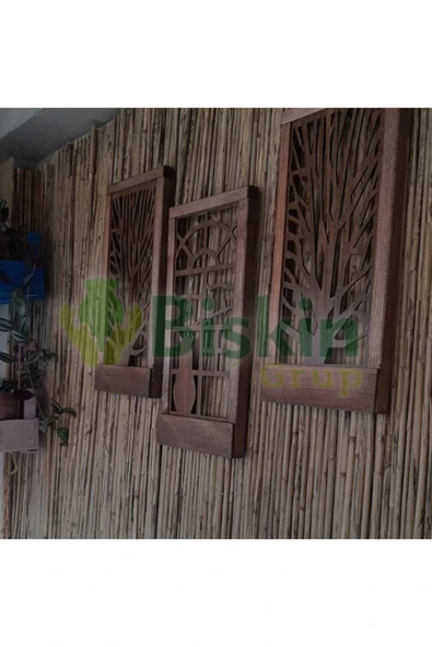 BİŞKİN 2.5 Metre X 5  Metre Bambu Kamış Hasır Çit , Bahçe Balkon Gölgelik vb. Dekorasyon Doğal - Resim 5