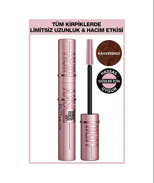 Maybelline New York Lash Sensational Sky High Maskara Kahverengi ürün görseli