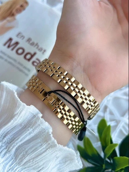 Daniel Klein 2 Yıl Garantili Özel Tasarım Dolamalı Kordonlu 3 Atm Kadın Kol Saati ZJ.14098.3 - Resim 4