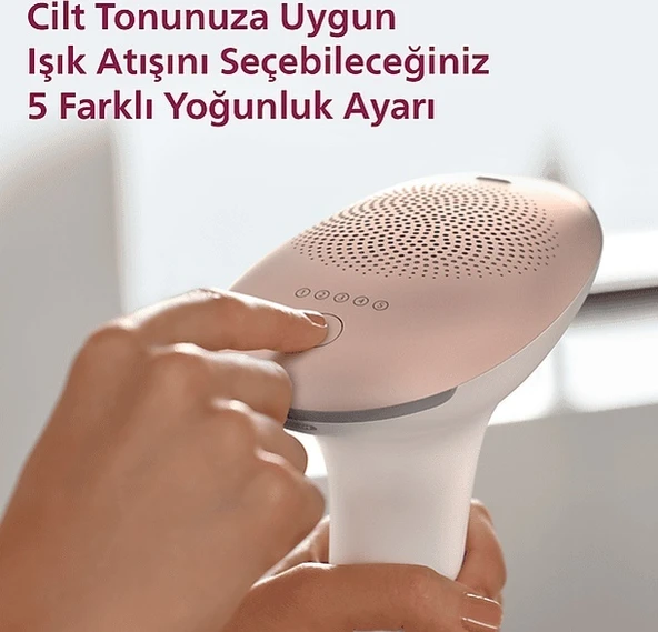 Philips BRI921/00 Lumea Advanced IPL Tüy Alma Cihazı Beyaz - Pembe - Resim 5