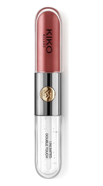 Kiko Likit Ruj Unlimited Double Touch 108 Satin Currant Red - Resim 3