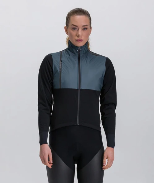 Santini VEGA ABSOLUTE Polartec Kadın Kışlık Bisiklet Ceketi 4W51775VEGAABST - Resim 4