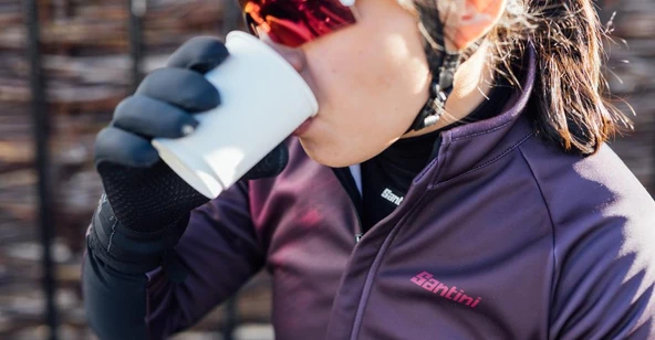 Santini PURE DYE Termal Kadın Bisiklet Ceketi 4W503L75PUREDYE - Resim 9