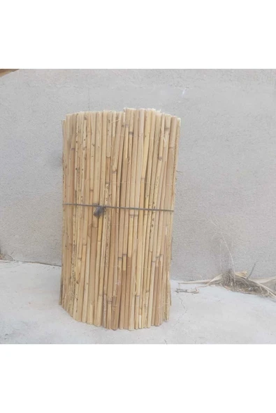 BİŞKİN Kamış Çit 1 Metre X 1 Metre Balkon Çiti, Eber Gölünden Bambu Çit, Bahçe Çiti Ve Gölgelik - Resim 5