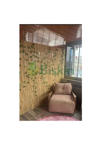 BİŞKİN Kamış Çit – 200 CM Yükseklik x 200 Genişlik CM Hasır Çit, Natural Bambu Çit Bahçe Dekoru - Resim 6