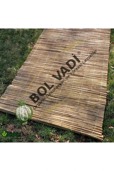 BİŞKİN BOL VADİ 2X2.5 DOĞAL HASIR KAMIŞ BAMBU yükseklik iki genişlik iki buçuk - Resim 5