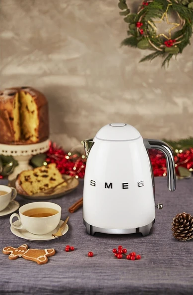Smeg KLF03WHEU 1.7 LT Paslanmaz Çelik Su Isıtıcı Kettle Beyaz ürün görseli