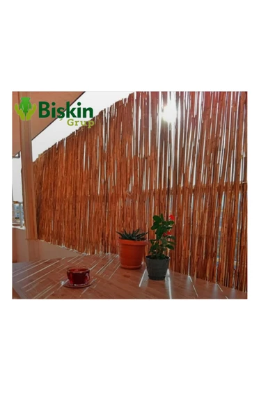 Bolvadi 175CM Yükseklik X 300CM Genişlik Doğal Bambu Kamış Hasır Çit Dekoratif Bahçe Balkon ve Duvar Çiti . - Resim 3