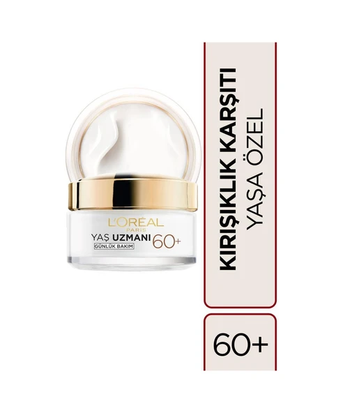 L'Oreal Paris Yaş Uzmanı 60+ Kırışıklık Karşıtı 50 ML ürün görseli