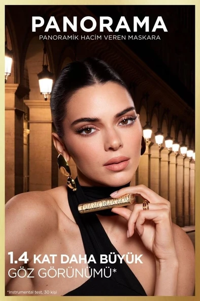 L'Oréal Paris Panorama Hacim Veren Maskara Kahverengi - Resim 2