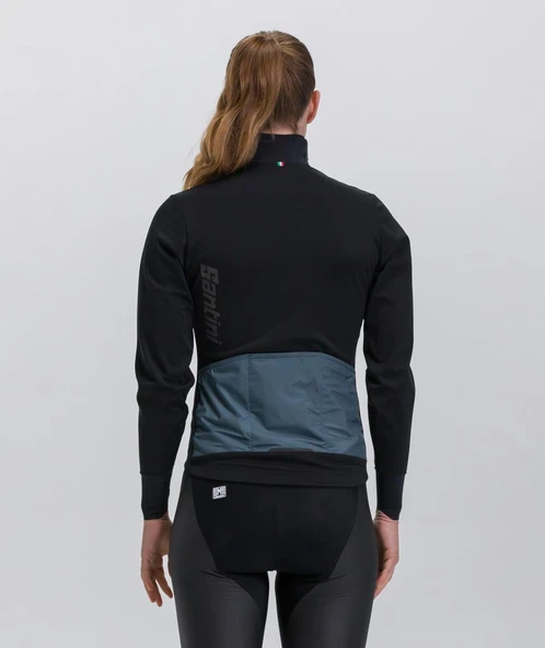 Santini VEGA ABSOLUTE Polartec Kadın Kışlık Bisiklet Ceketi 4W51775VEGAABST - Resim 6