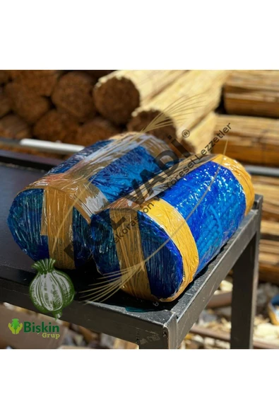 BİŞKİN 20cm x 2.5 Metre Bambu Kamış Hasır Çit, Misina İpli Doğal Dekorasyon, Balkon ve Bahçe Çiti - Resim 6