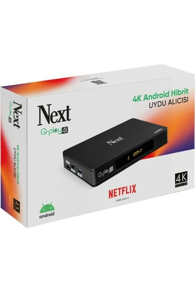 Bolsat NEXT Q-PLAY 4K ANDROİD BOX + UYDU ALICISI 2GB - 16GB ürün görseli