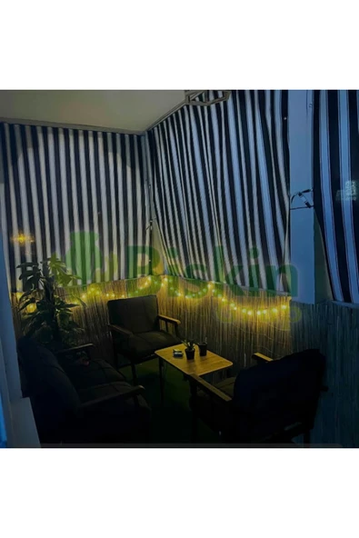 Bolvadi Natural 60CM X 600CM Bambu Kamış Hasır Çit Dekoratif Bahçe Balkon ve Duvar Çiti Reed Fence - Resim 3