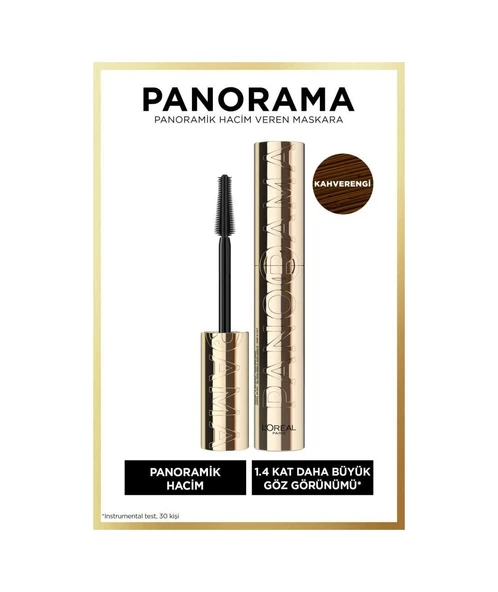 L'Oréal Paris Panorama Hacim Veren Maskara Kahverengi ürün görseli