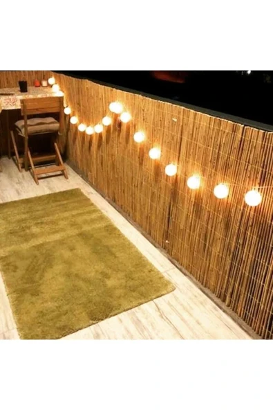 BİŞKİN Afyonkarahisardan Kamış Çit Bambu Çit Hasır Doğal 1,00 X 5,00 Metre (TELLİ) - Resim 5