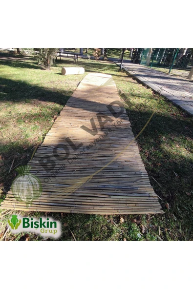 BİŞKİN Bambu Kamış Çit, Bahçe Çiti, Balkon Çiti, Hasır Çit, Gölgelik"misina ile örülmüş - Resim 2