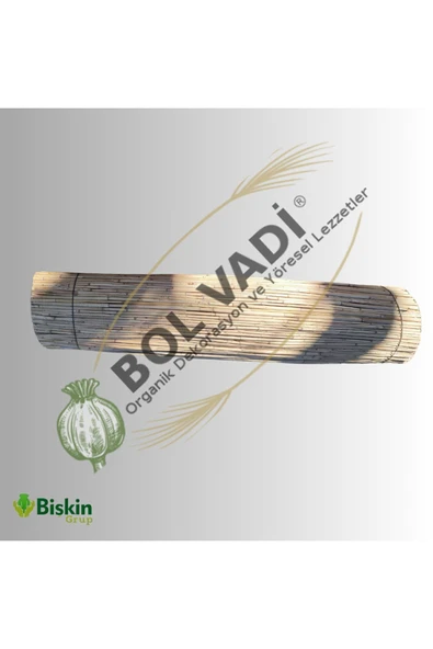 BİŞKİN BOL VADİ 2X2.5 DOĞAL HASIR KAMIŞ BAMBU yükseklik iki genişlik iki buçuk - Resim 2