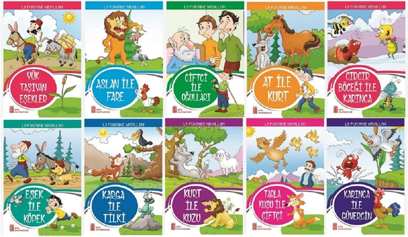 1. Sınıf Okumayı Sevdiren Renkli Resimli Hikayeler 8 - 10 Kitap - Resim 2