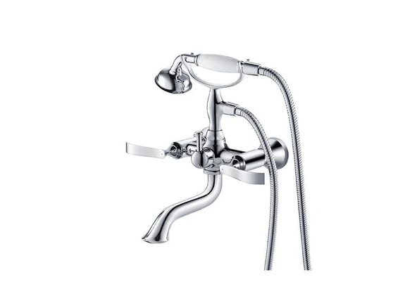 Bocchi Dora Çift Kumandalı Banyo Bataryası Ve Elduşu Seti Krom 1003-0030 ürün görseli