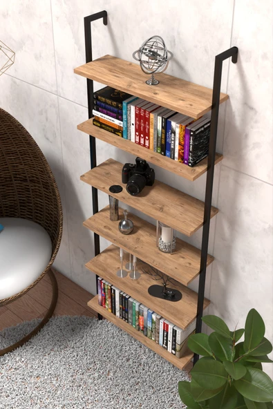 Retodesign Duvara Monte 6 Katlı Raf , Duvar Rafı - Kitaplık 2603 - Resim 2