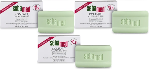 Sebamed Sabun Kompakt Hassas Cilt 100GR (3 Lü Set) ürün görseli