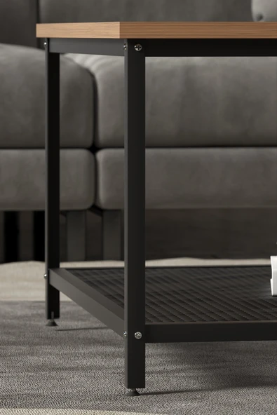 Retodesign Kare Orta Sehpa 70cm 1054 - Resim 3